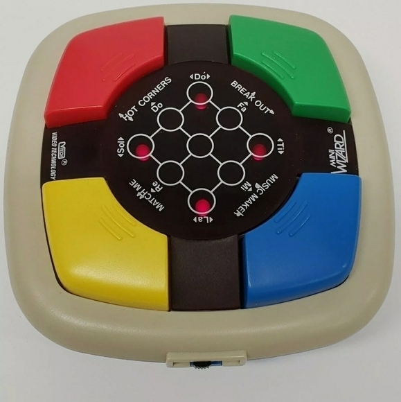 Vtech 5x5 Mini Wizard Light Up Sounds Vintage 1987 Travel Game - Picture 4 of 6